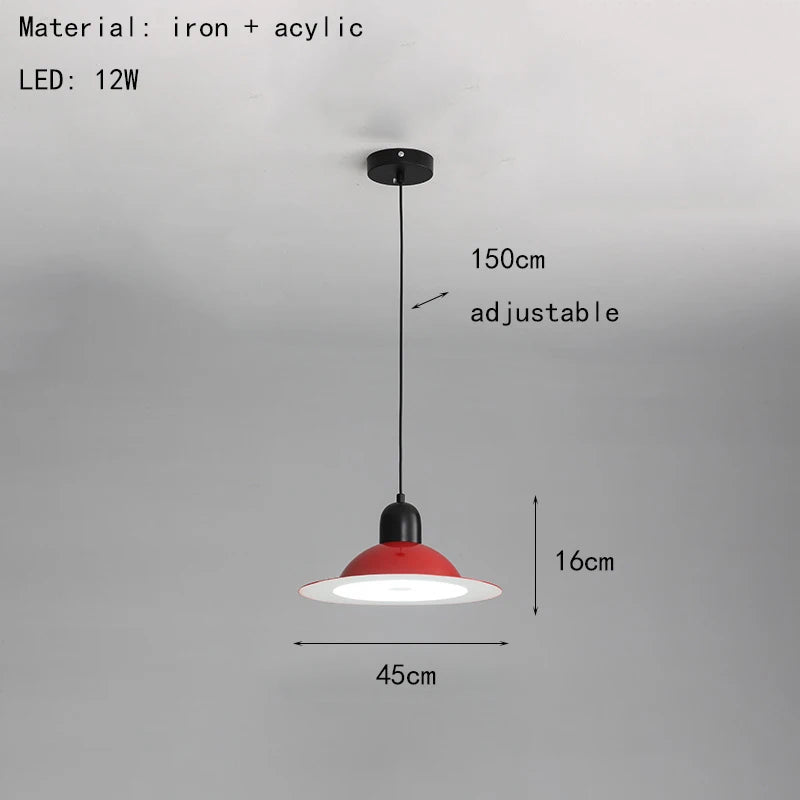 LED-Pendelleuchte Metall Höhenverstellbar
