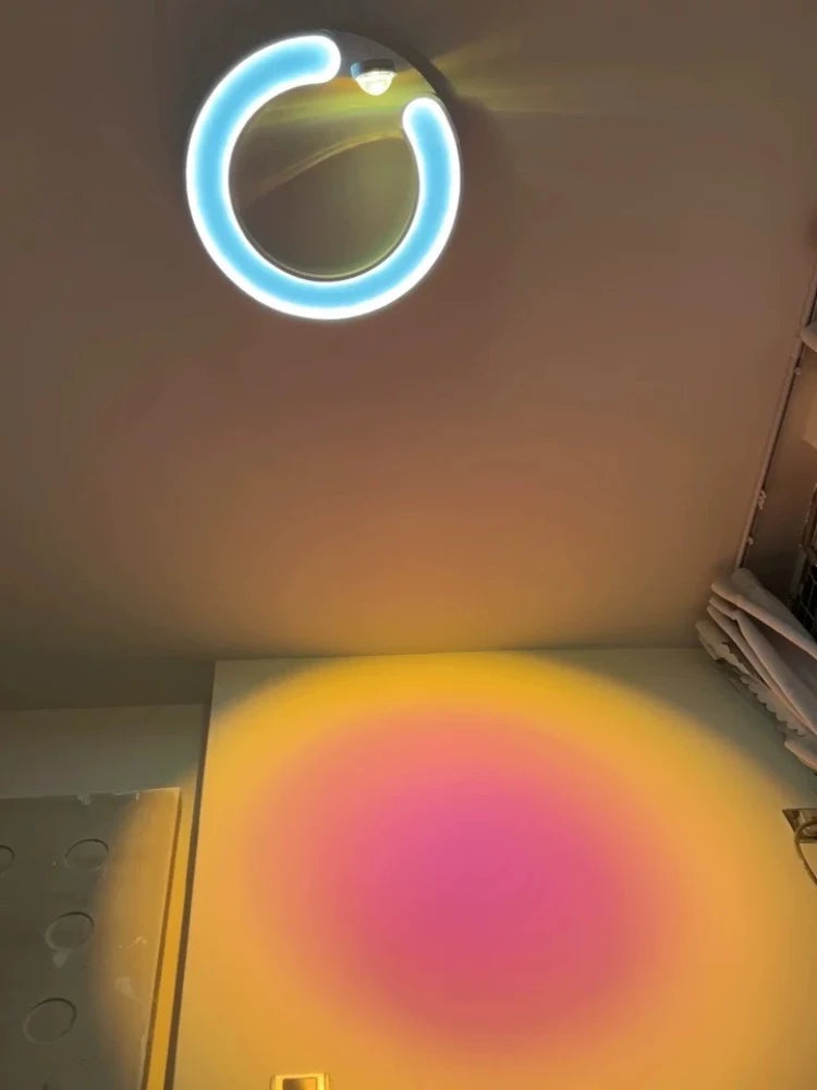 Moderner LED-Deckenleuchte für eine romantische und warme Atmosphäre - vue 6 sur 8