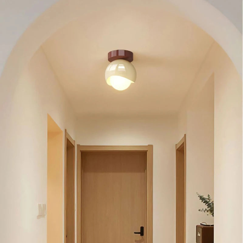 plafonnier de style français en forme de fleur pour intérieur élégant - vue 5 sur 10