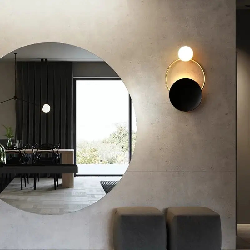 Moderne LED-Wandleuchte Design für Café Restaurant Hotel Villa - vue 5 sur 17