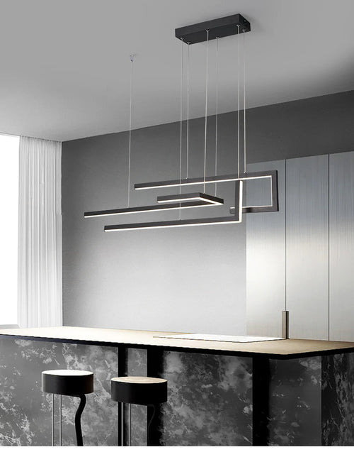 Moderner minimalistisch-nordischer LED-Kronleuchter dekorativ - vue 5 sur 8