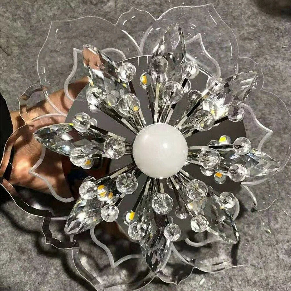 Lampe LED moderne en forme de fleur - vue 7 sur 9