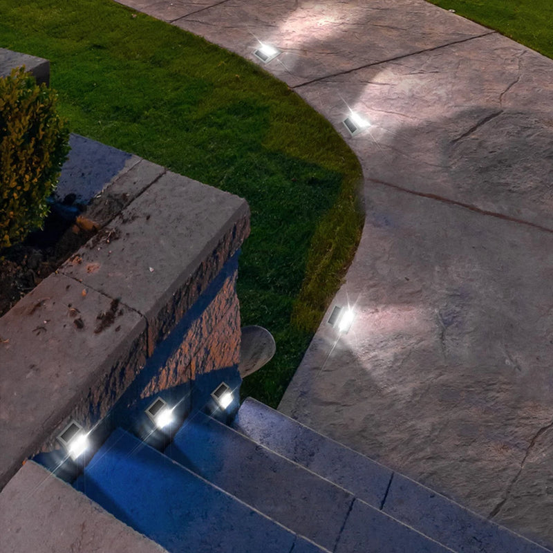 applique murale solaire 3 led capteur mouvement étanche jardin patio 1-4 pièces