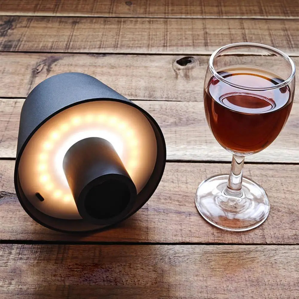 lampe de bouteille de vin sans fil portable pour bars et événements - vue 5 sur 9