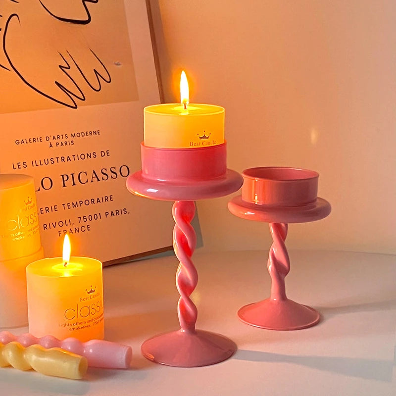 bougeoir romantique pour la saint-valentin et anniversaires - vue 3 sur 7