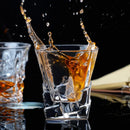 Verres cristal relief whisky vin biere pour table