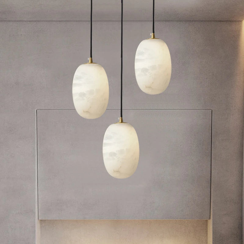 lanterne de luxe en marbre espagnol pour bar et hôtel - vue 4 sur 8