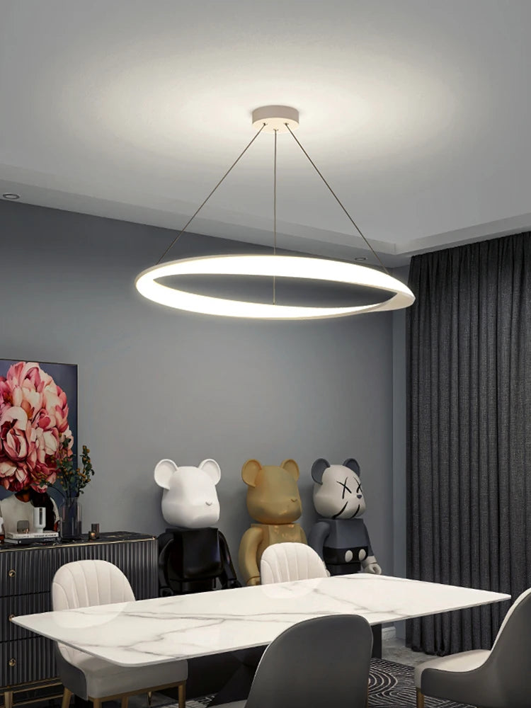 lustre de plafond suspendu luminaire décoratif d'intérieur idéal - vue 7 sur 10