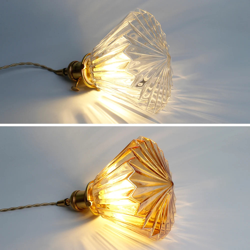 Suspension en verre LED moderne - vue 5 sur 8