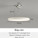 lustre moderne simple style nordique en aluminium avec lumières LED