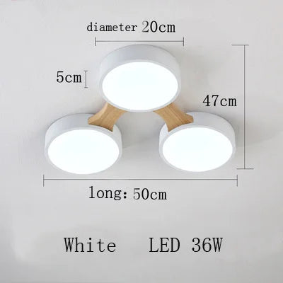 plafonnier moderne en bois avec éclairage led intérieur - vue 25 sur 36