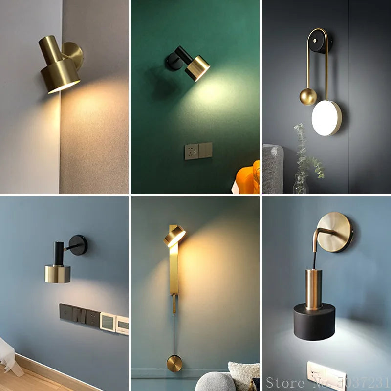 Applique murale led créative pour éclairage moderne