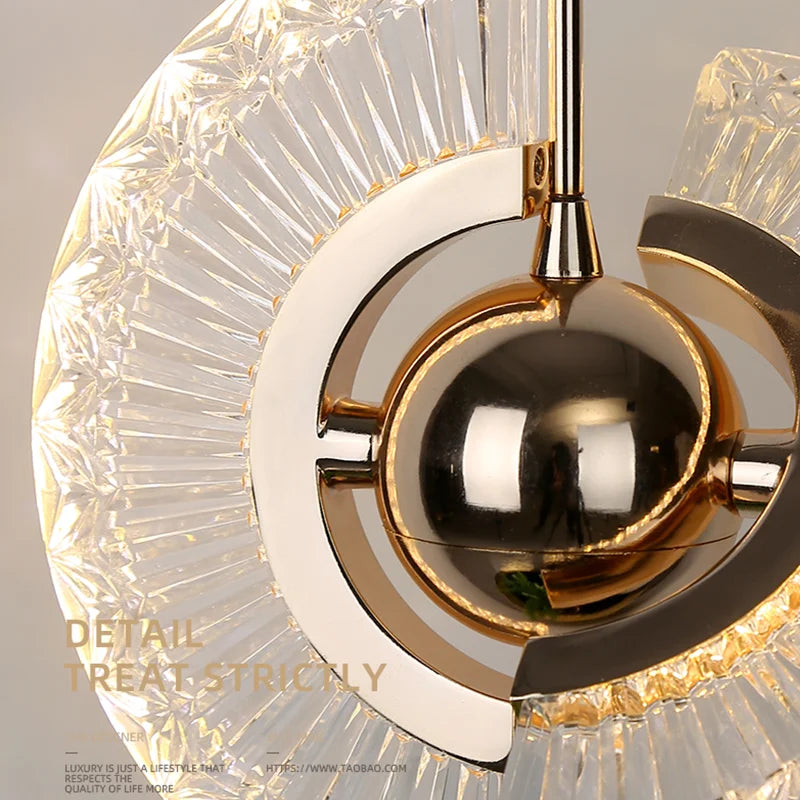 suspension led design pour intérieur de salon - vue 7 sur 21