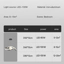 Moderne LED-Pendelleuchte im schwarzen Art-Design für den Innenbereich