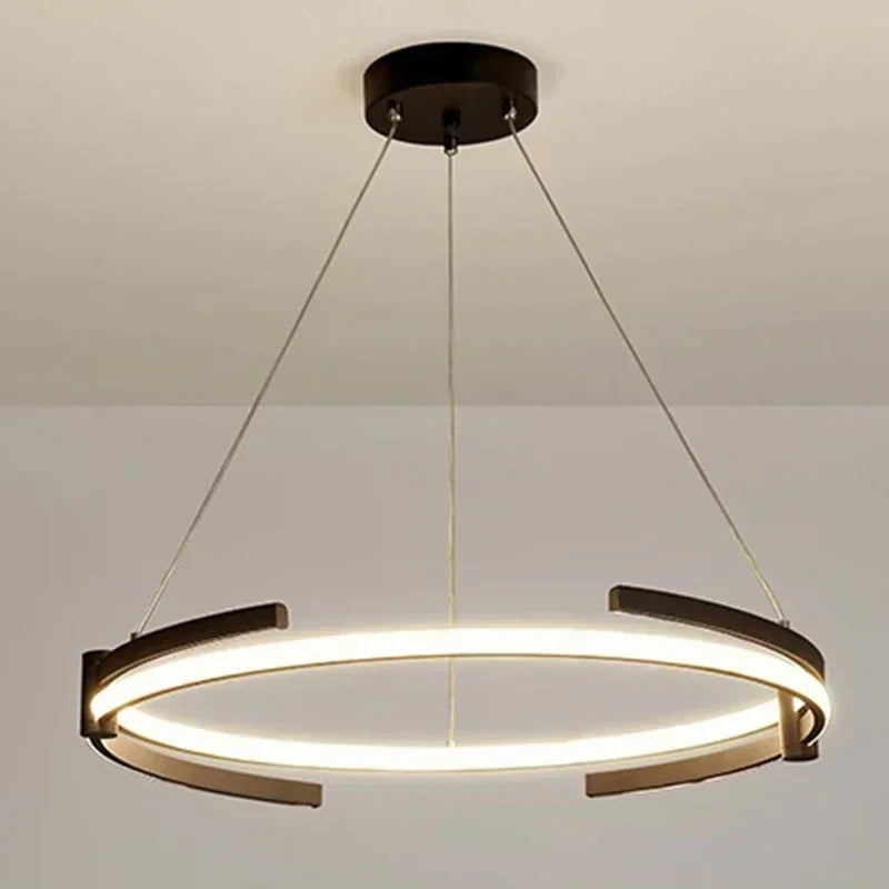 Plafonnier LED suspendu au design moderne - vue 4 sur 10