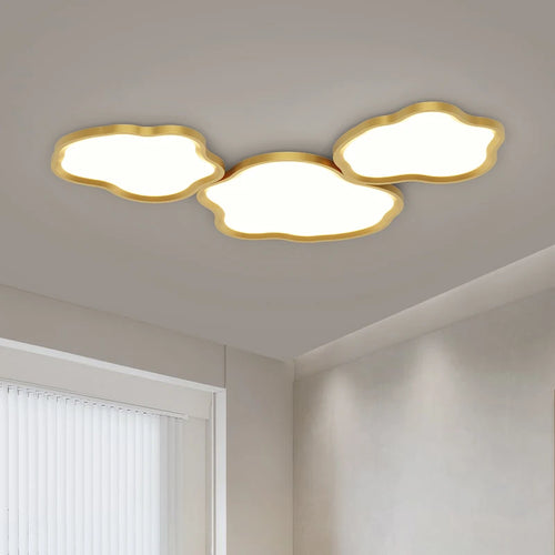 lustre nuage lumineux suspension décoration intérieure luminair