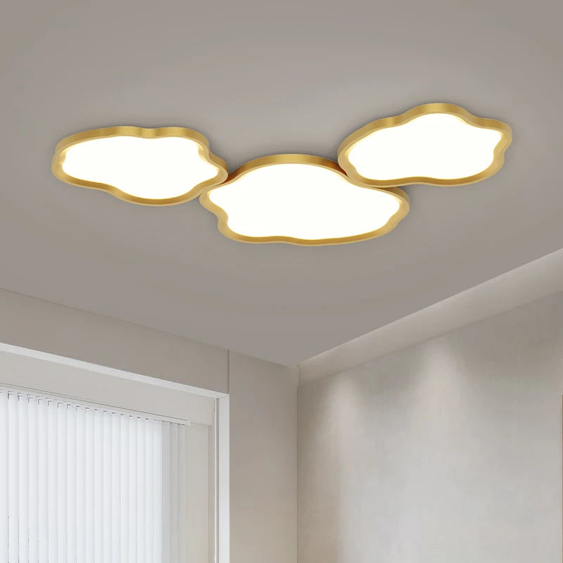 lustre nuage lumineux suspension décoration intérieure luminair - vue 2 sur 12