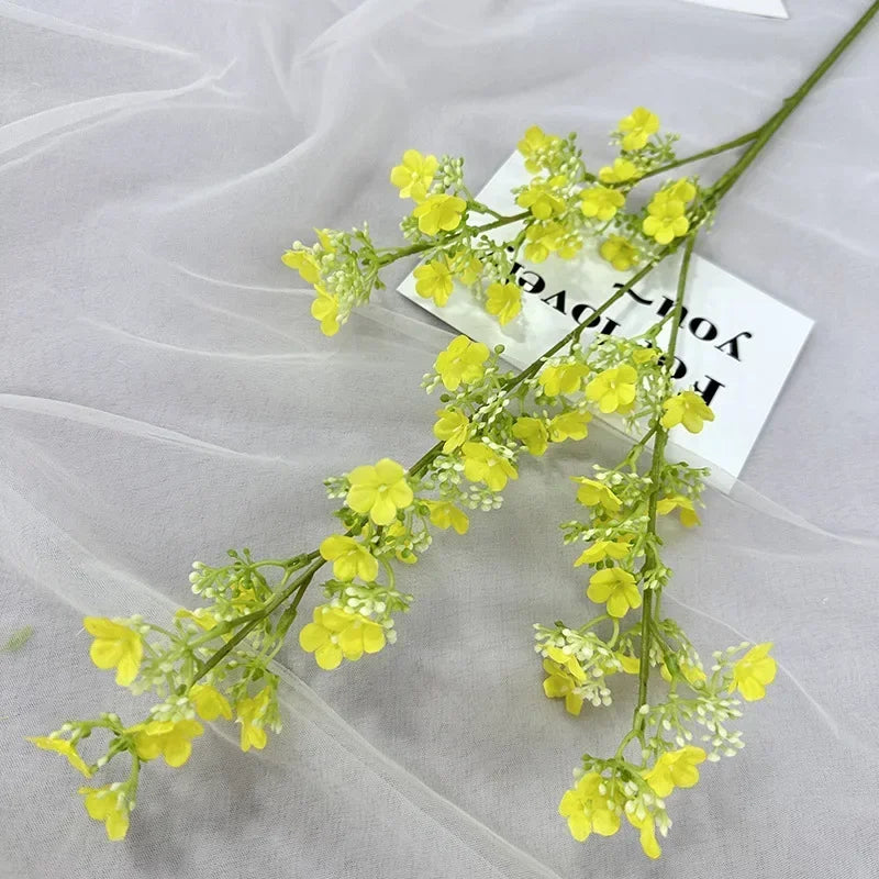 branches de gypsophile artificielles en soie pour décoration intérieure - vue 9 sur 14