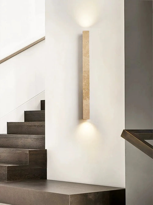 Applique murale longue Led en pierre - vue 6 sur 21