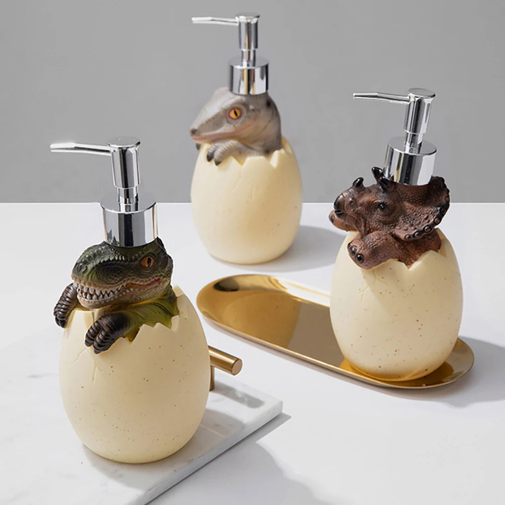 distributeur de savon dinosaure pour lavage des mains - vue 3 sur 9