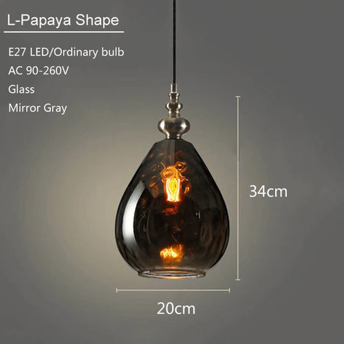 Moderne Pendelleuchte aus Glas für elegante Inneneinrichtung - vue 22 sur 27