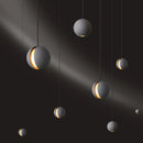 lustre moderne nordique led créatif design lune planète