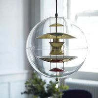 Moderne Pendelleuchte Globus dänisches Design aus PVC