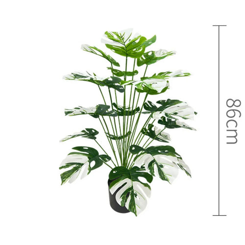 plante artificielle feuilles de tortue pour décoration intérieure