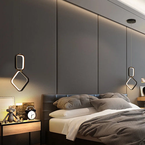 suspension led moderne pour un éclairage décoratif intérieur - vue 3 sur 10