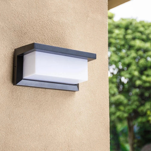 Wasserfeste LED-Außenwandleuchte mit Bewegungsmelder - vue 3 sur 11