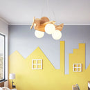 Kronleuchter aus Holz für das Kinderzimmer dekorative Pendelleuchte