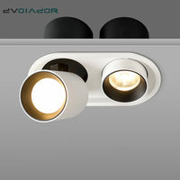 Spot lumineux LED encastrable et extensible à une ou deux têtes
