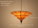 Pendelleuchte Wabi Sabi für elegante asiatische Wohnraumgestaltung