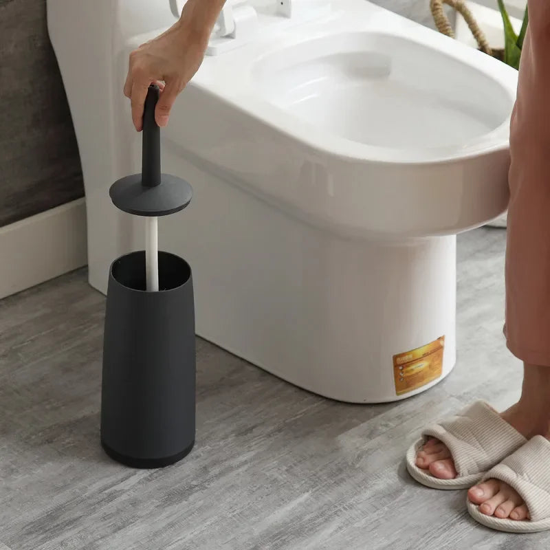 accessoire de salle de bain porte-brosse de toilette pratique et moderne - vue 3 sur 6