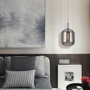 suspension moderne nordique en verre pour décor loft