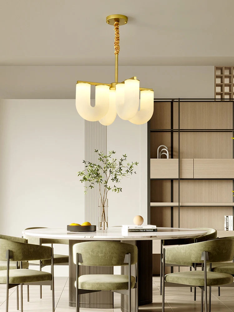 Moderne LED-Pendelleuchte nordisches Design aus Eisen für den Innenbereich - vue 3 sur 10