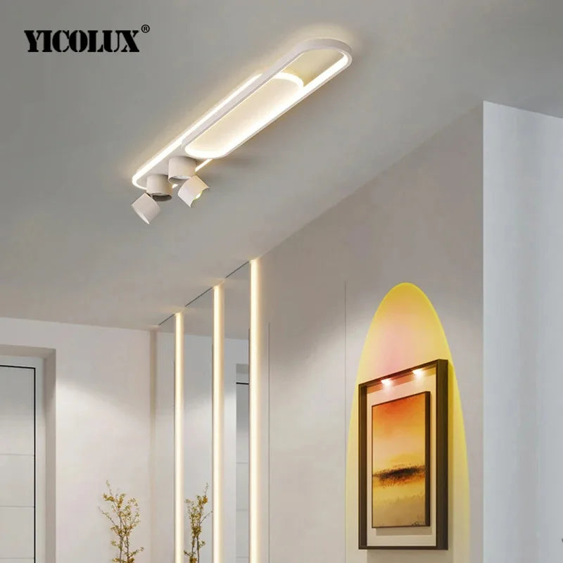 plafonnier led moderne luminaire décoratif d'intérieur pour loft - vue 4 sur 14