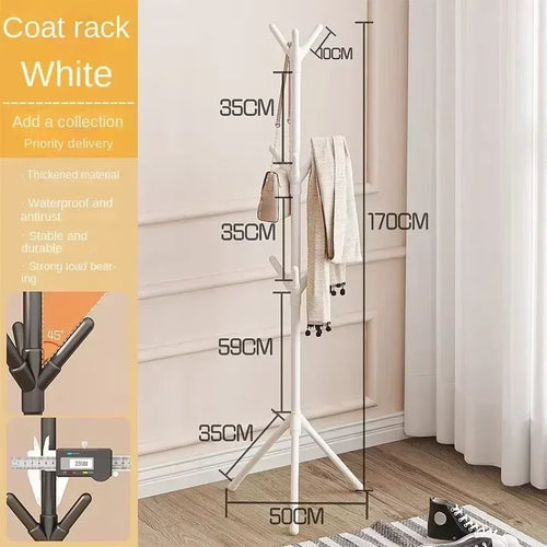 porte-vêtements et chapeaux support vertical en forme de branche - vue 8 sur 7