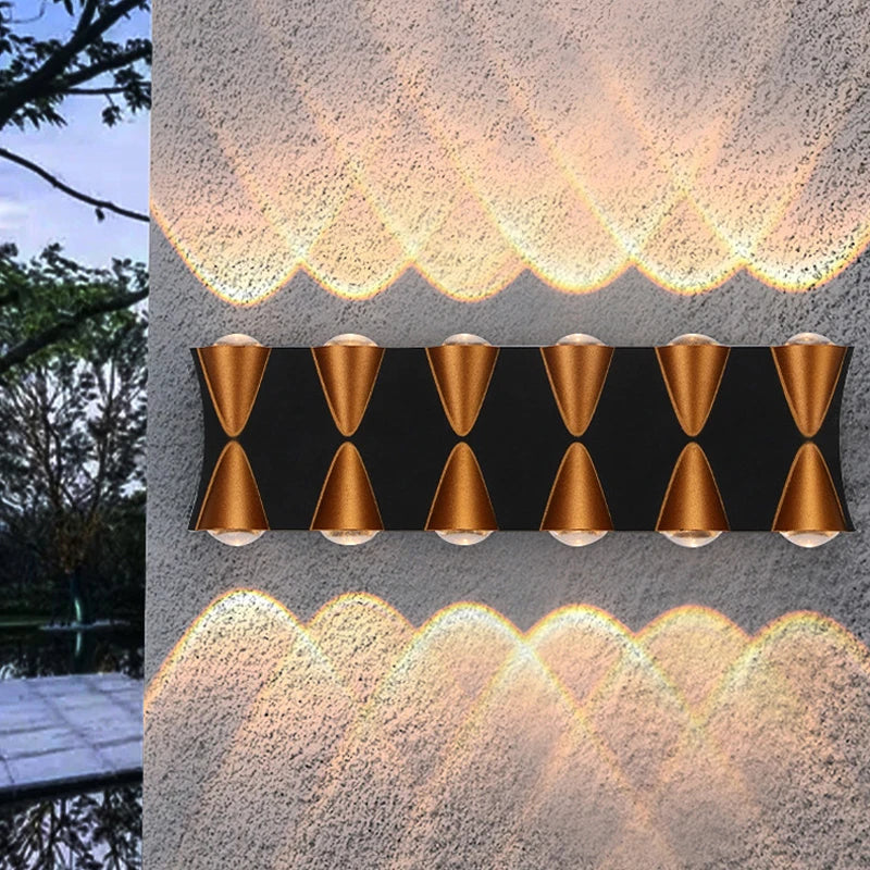 applique murale led américaine pour décoration intérieure et extérieure - vue 4 sur 8