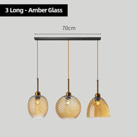 lustre en verre moderne pour bar restaurant hôtel villa