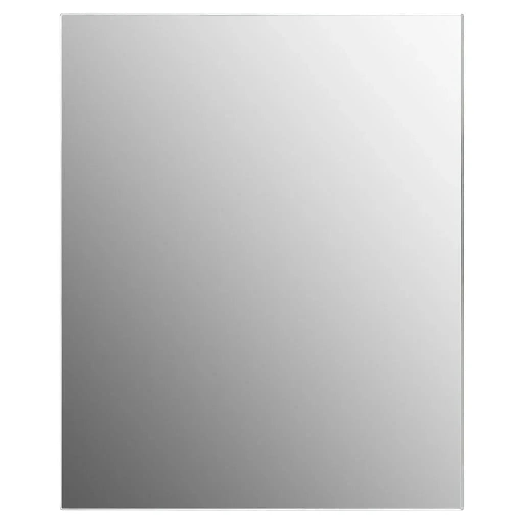 Frameless Wall Mirror with Glass Rectangular LED Lamps, Home Decoration Wall Wall Decoration Living Room Decoration - vue 5 sur 7