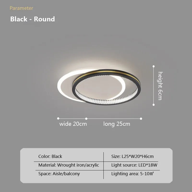 Moderne LED-Deckenleuchte luxuriöse nordische kreative Innendekoration