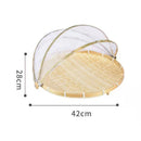 panier de rangement tissé à la main pour jardin et pique-nique