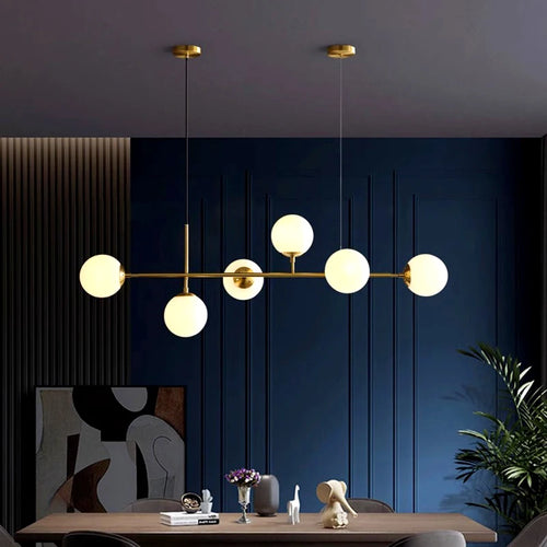 lustre led moderne pour éclairage intérieur suspendu - vue 5 sur 14