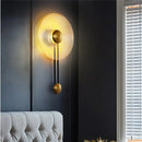LED-Wandleuchte nordisch mit Wellen modern und schlicht