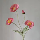 bouquet de fleurs artificielles pavot pour décoration maison jardin fête