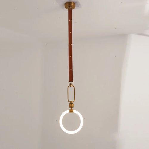 Nordische LED-Deckenleuchte Ring Design für Innenbereiche - vue 3 sur 7