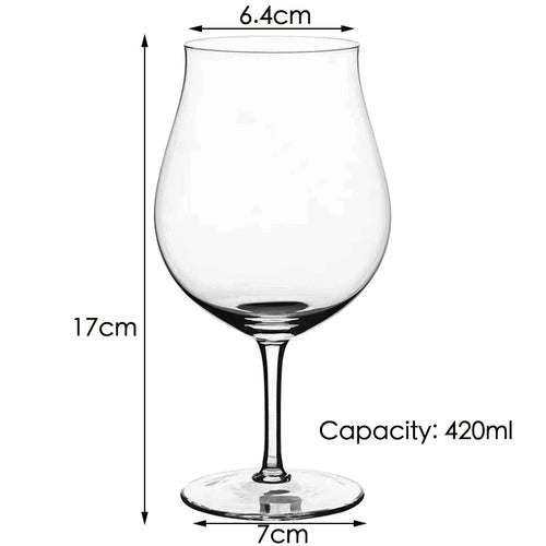 Verres à pied élégants relief pour cocktails vin