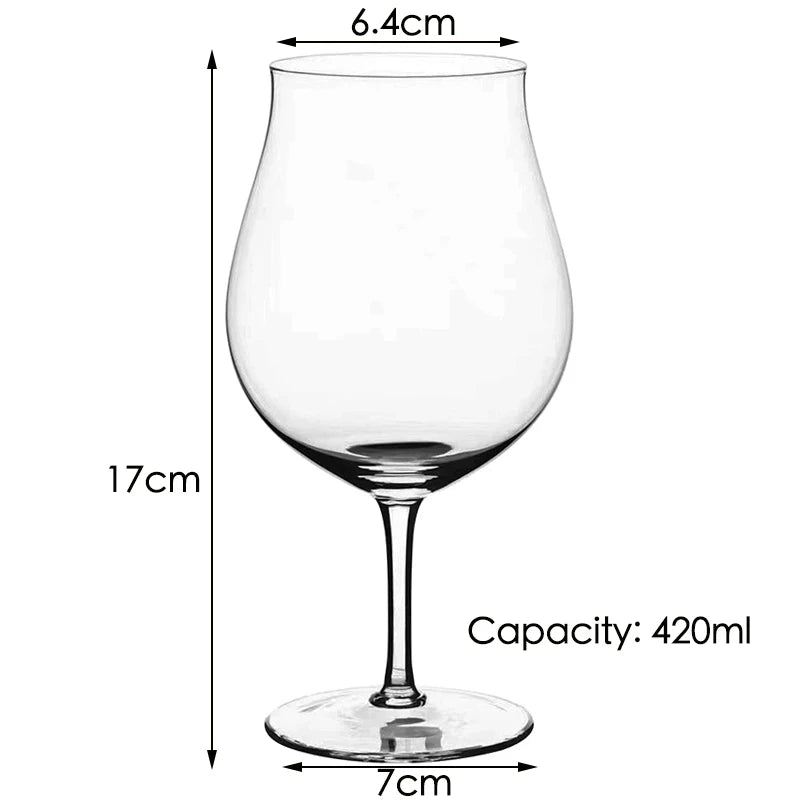 Verres à pied élégants relief pour cocktails vin