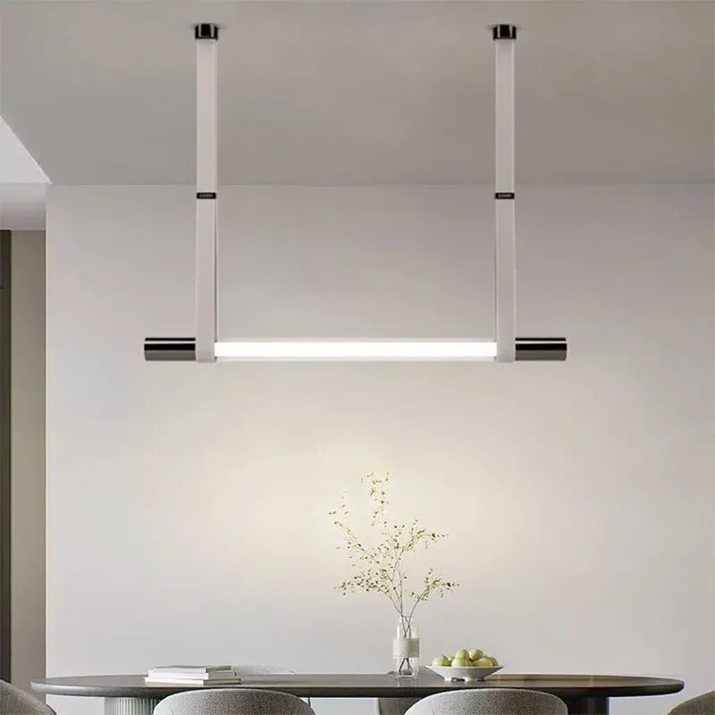 Lustre de style en bande de table à manger